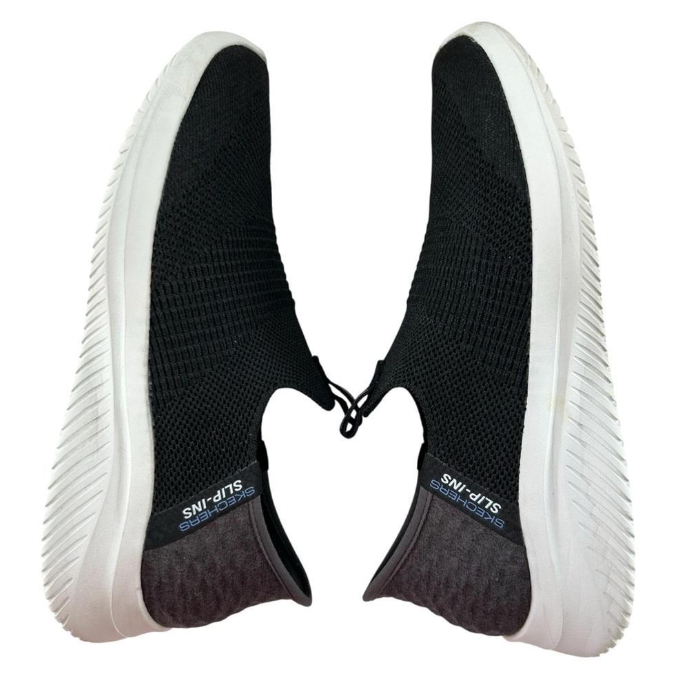 Skechers Black and Gray Slip-On Sneakers - Picture 5 of 13